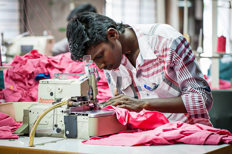 Assisi Garments. Production Factory in Tirupur, India.
