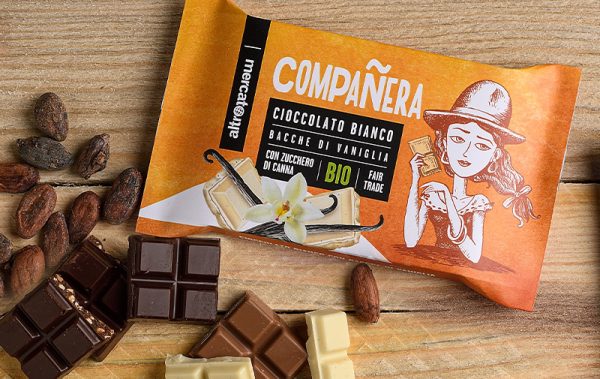 Tipi di cioccolato: il cioccolato bianco della tavoletta Companera