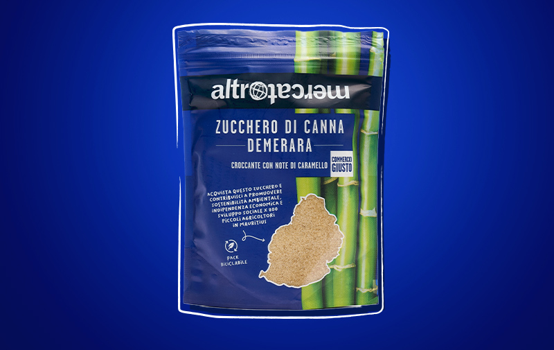 Zucchero Demerara nuovo pack